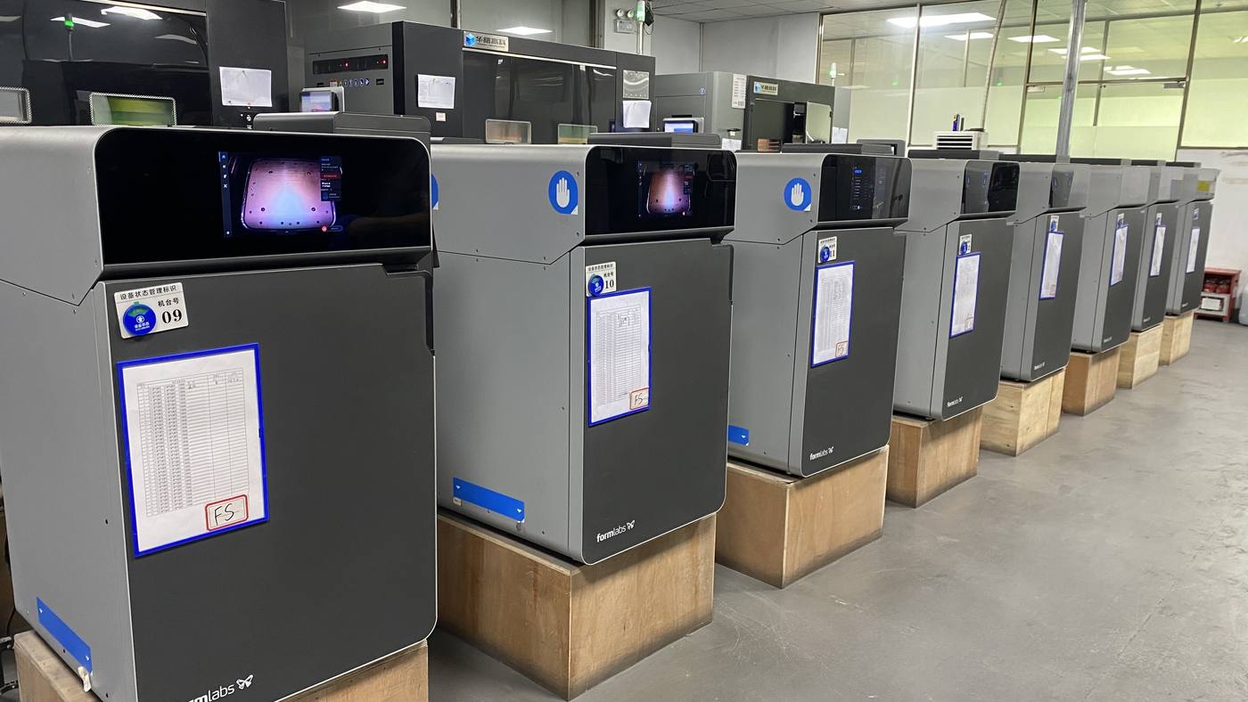 Formlabs Fuse SLS printer fleet at Primofort